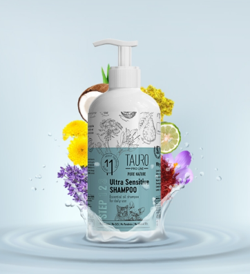 Tauro Ultran sensitive gevoelige huid  shampoo stap 2