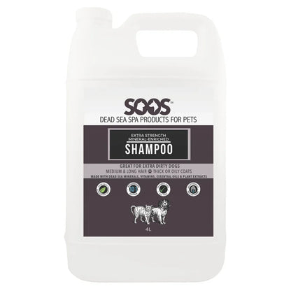 SooS | Extra Sterke Minerale shampoo – langharige & dikke vachten (Stap 2 - vachtverzorging)