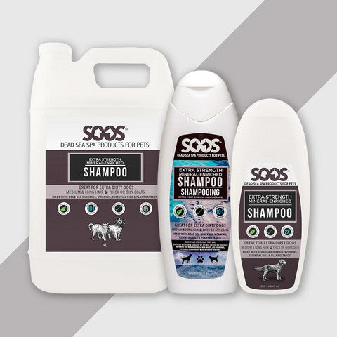 SooS Mud shampoo – ontwollen & vachtverzorging met Dode Zee mineralen (Stap 2)